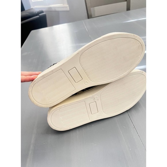 New York Goby womens sneakers Size 39 ( 8 us)  Metallic navy and cream - Picture 8 of 13